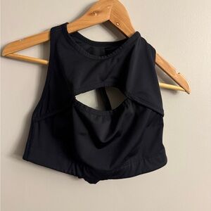 Savage X Fenty Sport Cutout High-Impact Bra – Black – Size 1X